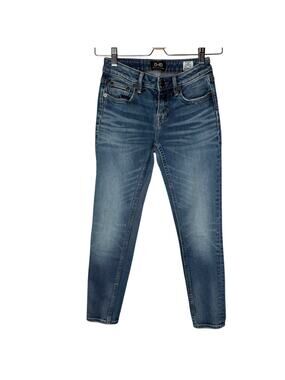 D-ID Brand Women's Skinny Classic Jeans y2k Size 24 x 26